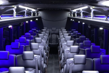 Bakersfield Charter Bus Interior