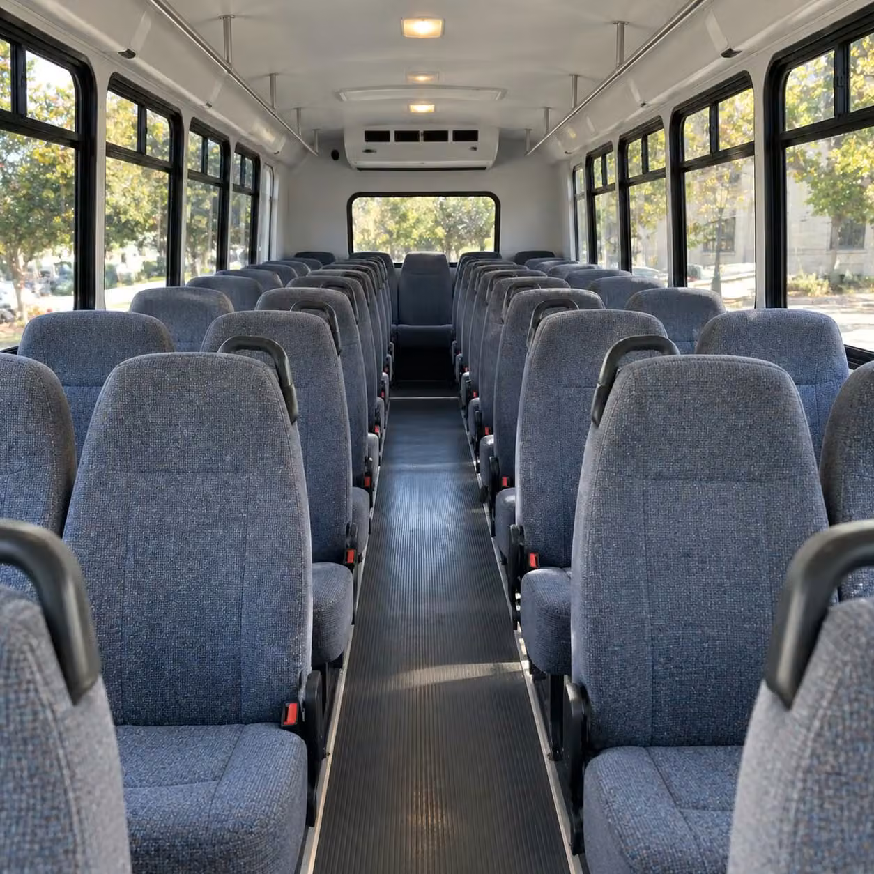 25 passenger minibus interior