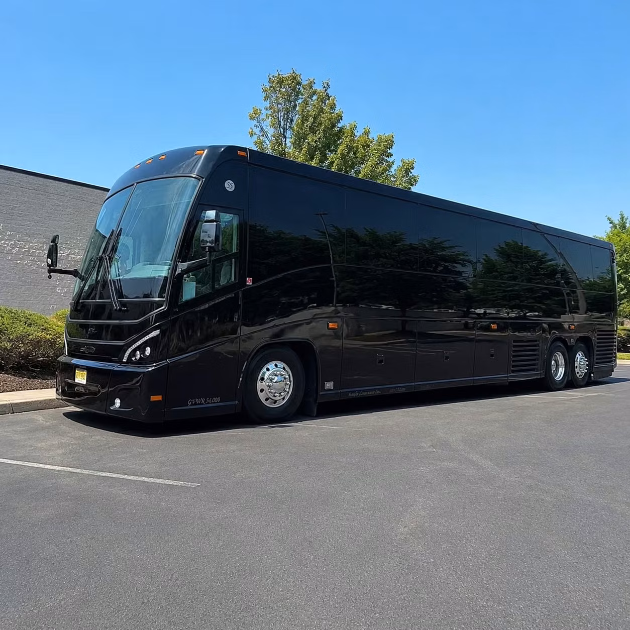 airport transfer shuttles for government and military groups flying through meadows field