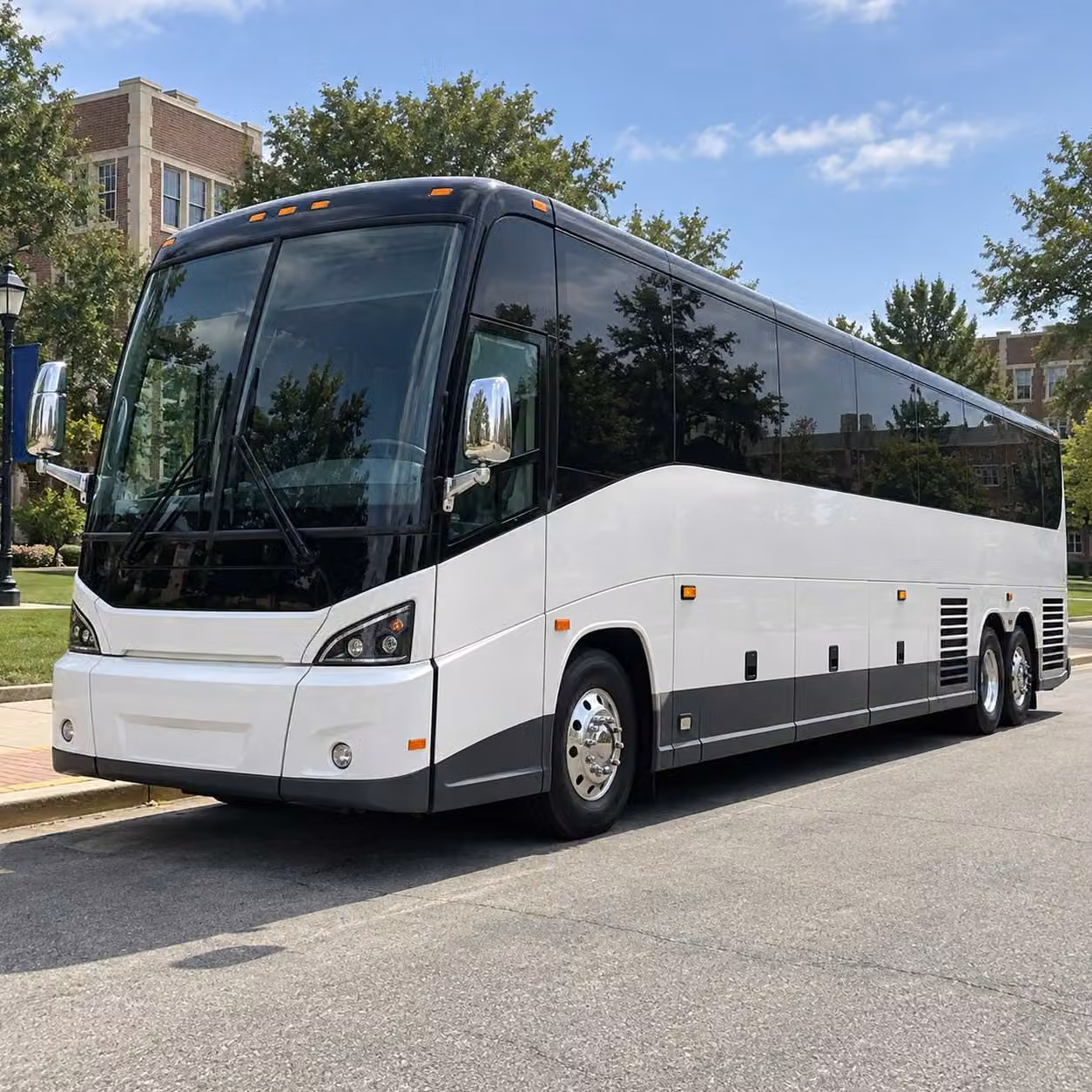 booking charter buses to bakersfield college and university campus tours