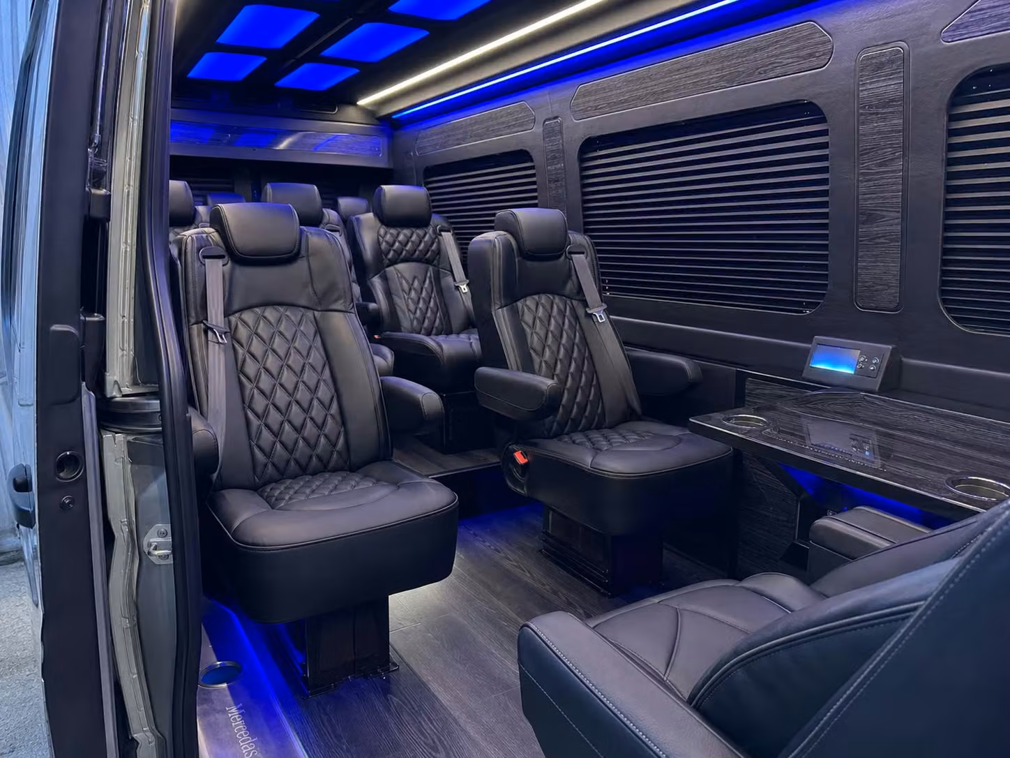 sprinter van transportation for groups and events across bakersfield